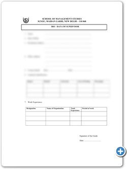 IGNOU -Bio-data of supervisor copy